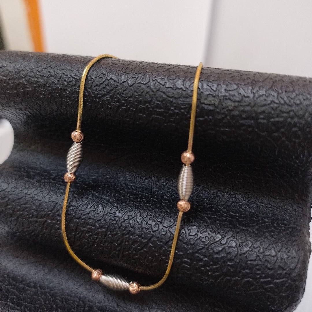 GARGANTILLA ORO COMBINADO 10 K 3,50 GRMS (SEMINUEVO)