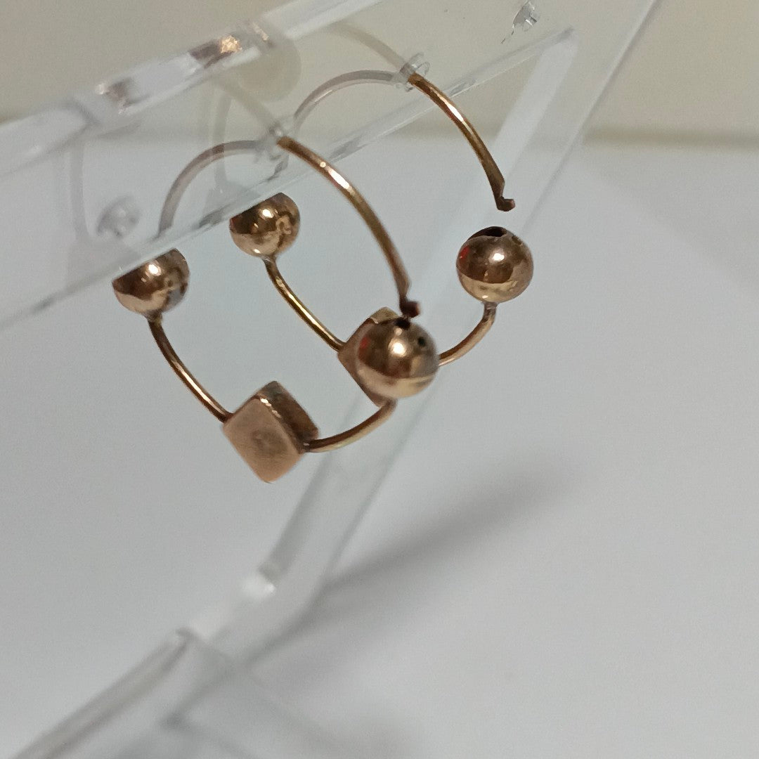 ARRACADAS PAR ORO 8 K 1,80 GRMS (SEMINUEVO)