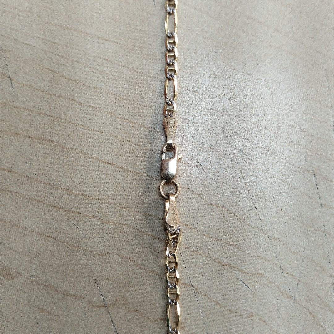 CADENA ORO, RODIADO 14 K 4.9 GRMS (SEMINUEVO)