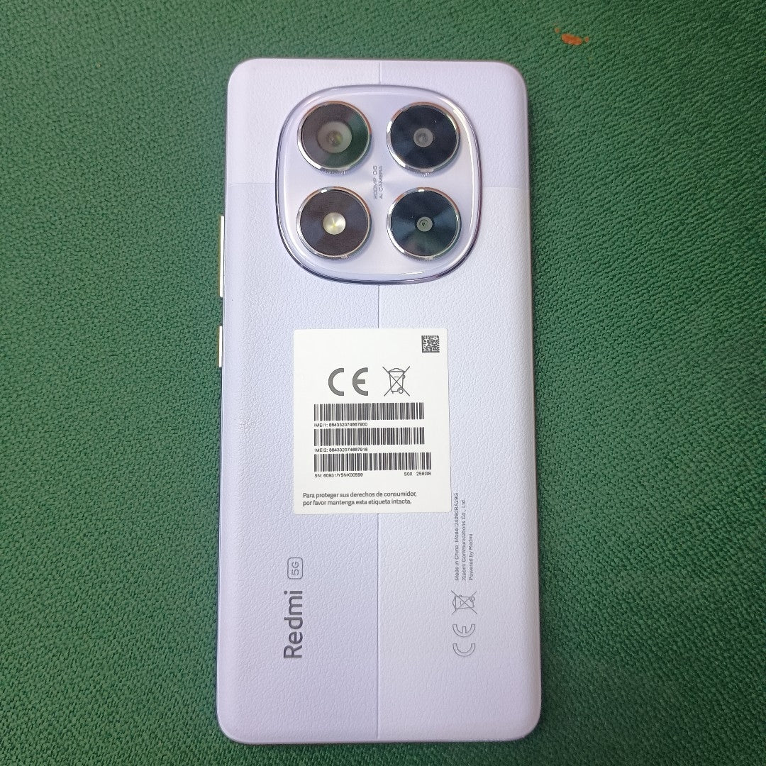 CELULAR XIAOMI REDMI NOTE 14 PRO 5G 24090RA29G (2025) 256 GB 8 GB RAM (SEMINUEVO)