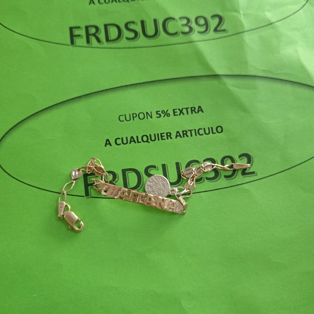 ESCLAVA ORO 10 K 3 GRMS (SEMINUEVO)
