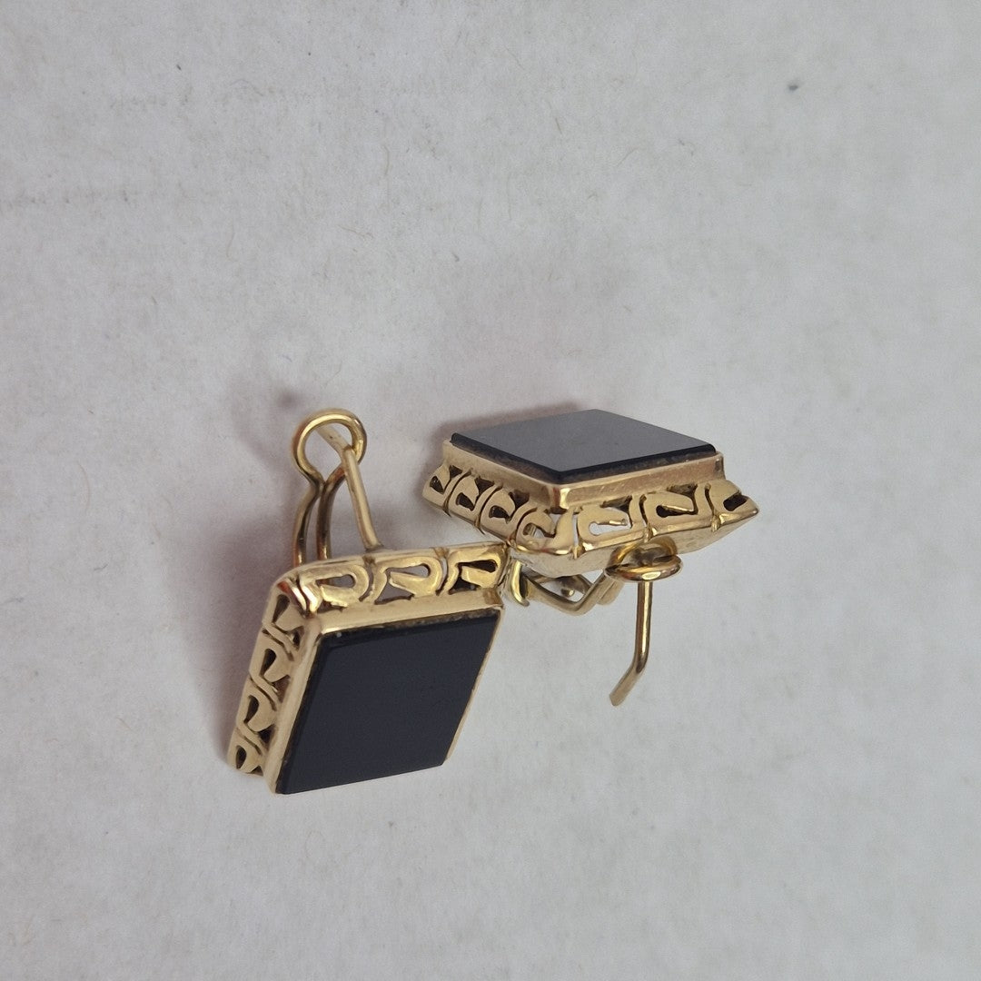 ARETES PAR ORO 14 K 8,50 GRMS (SEMINUEVO)