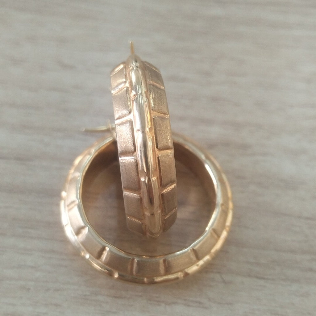 ARRACADAS PAR ORO 10 K 4,50 GRMS (SEMINUEVO)