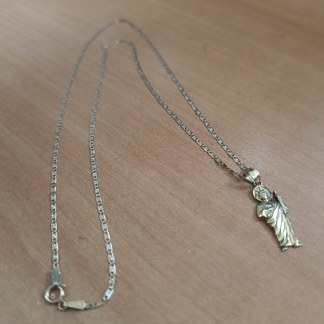 CADENA, DIJE ORO 14 K 2.3 GRMS (SEMINUEVO)