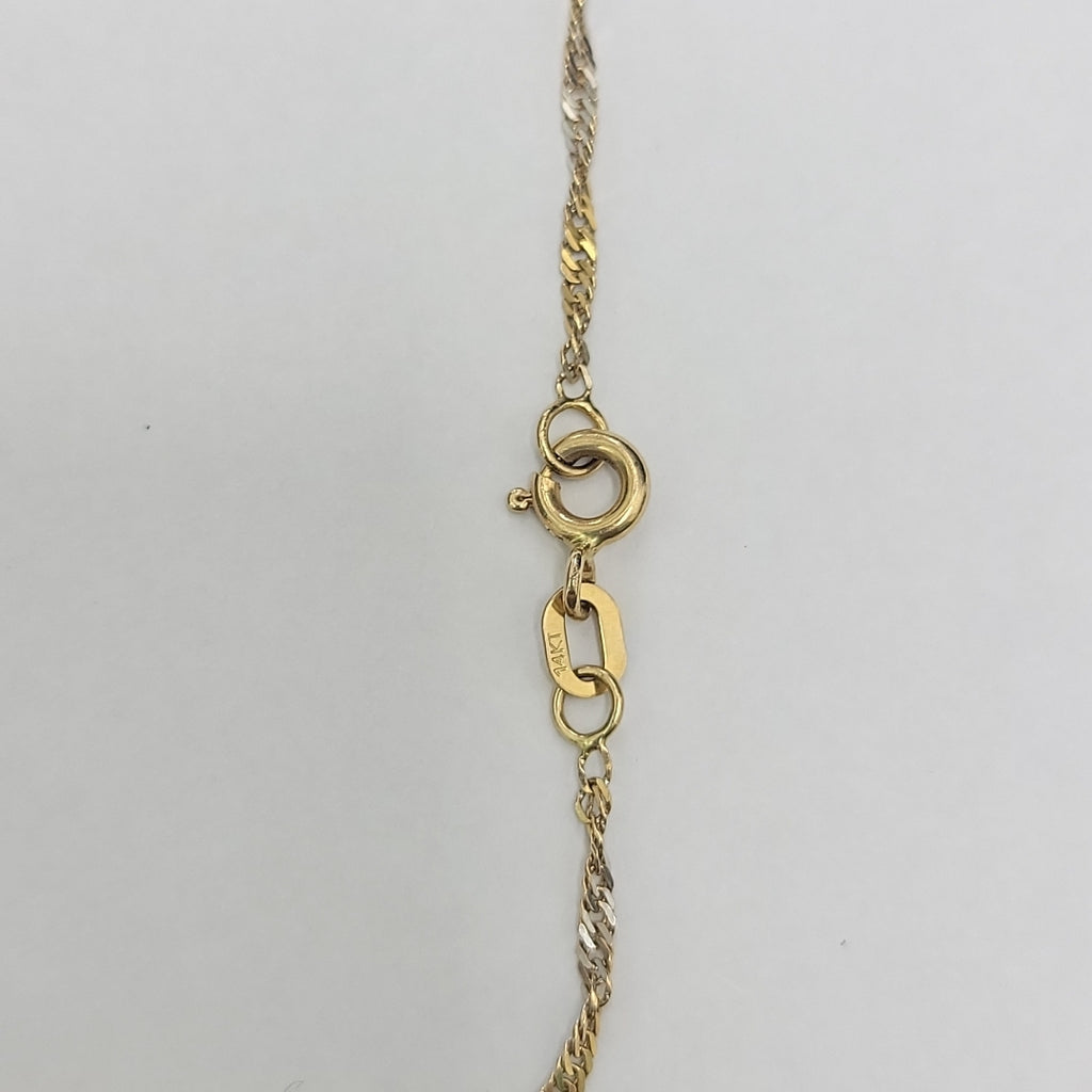CADENA ORO 14 K 2,20 GRMS (SEMINUEVO)
