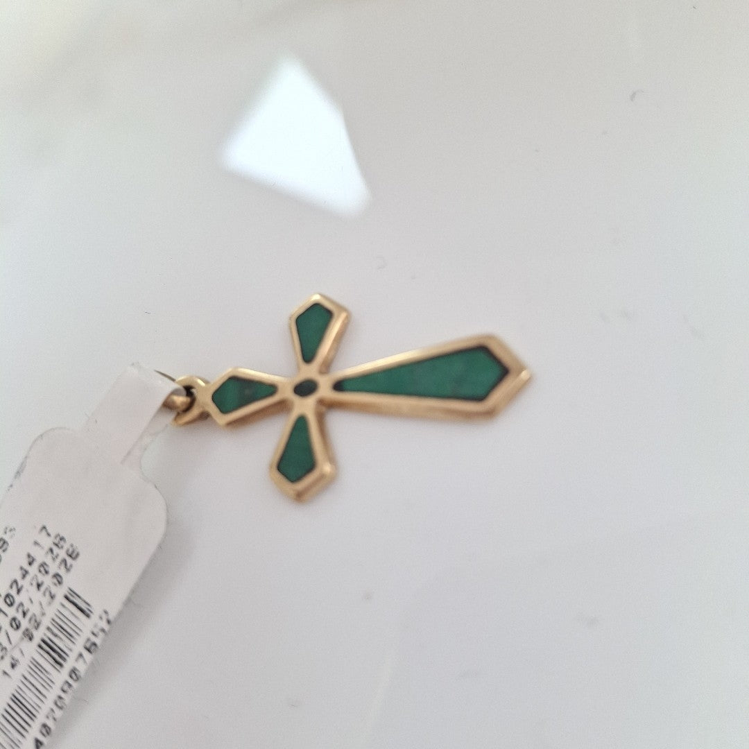 CRUZ, DIJE ORO 14 K 2.4 GRMS (SEMINUEVO)