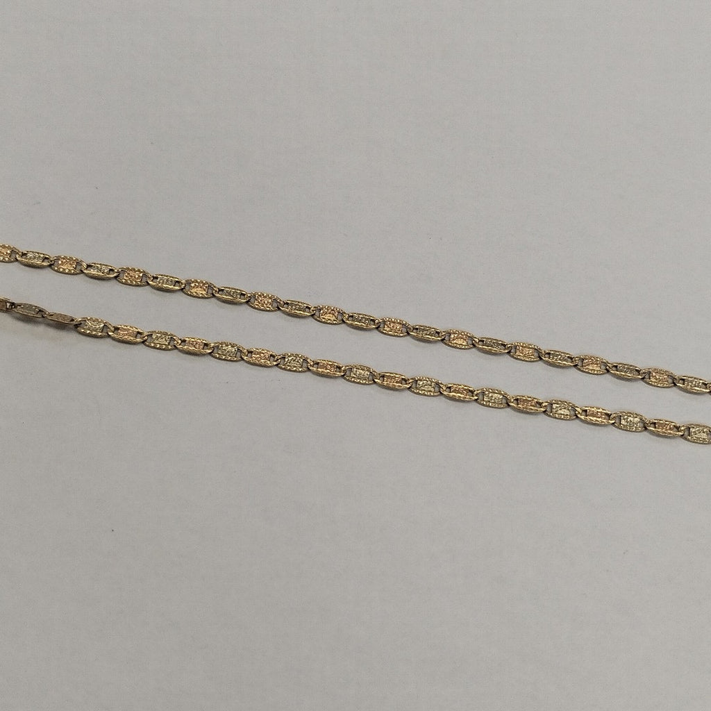 CADENA ORO COMBINADO 14 K 3.7 GRMS (SEMINUEVO)