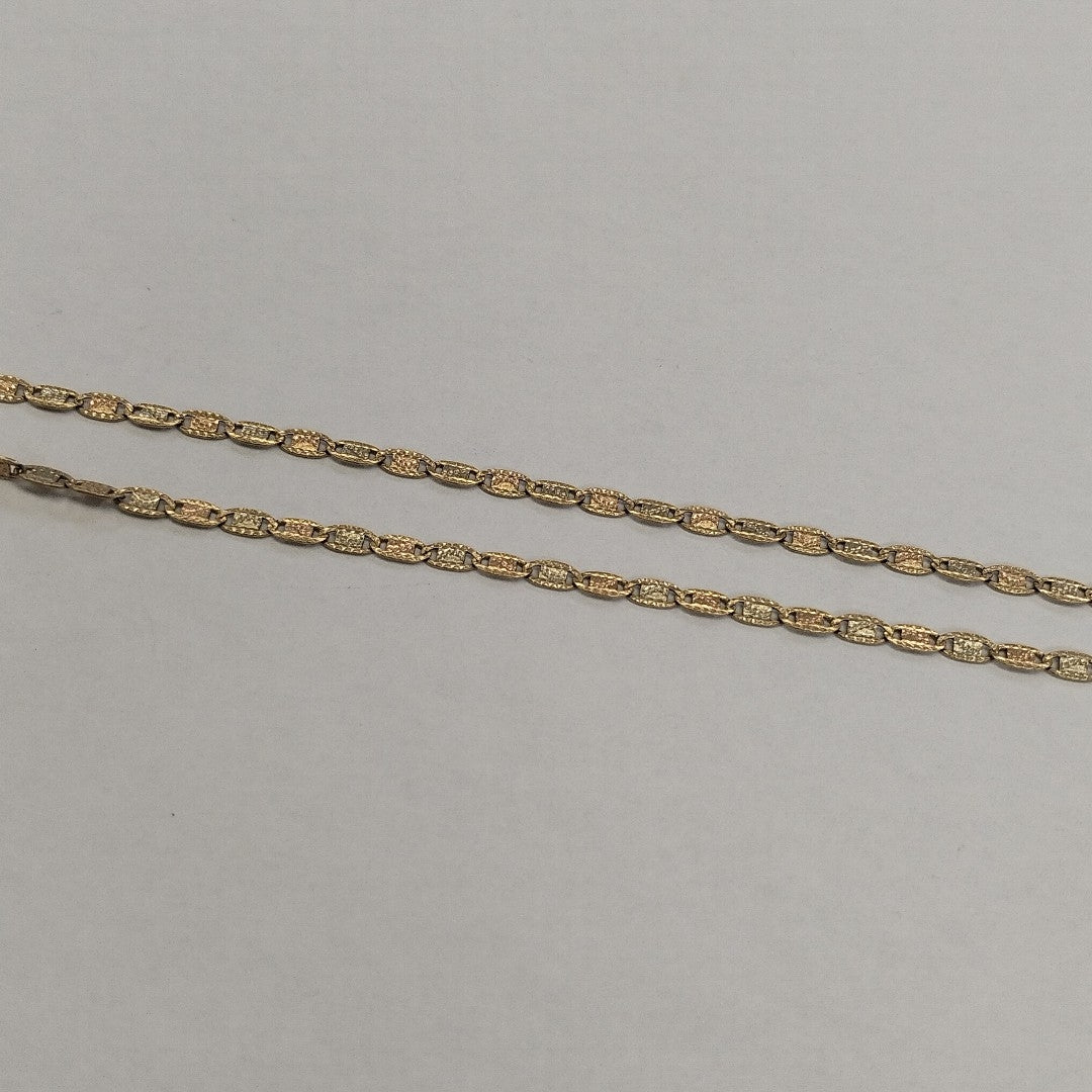 CADENA ORO COMBINADO 14 K 3.7 GRMS (SEMINUEVO)