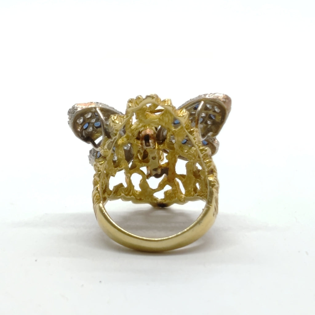 ANILLO ORO,ORO BLANCO 14 K 14,60 GRMS (SEMINUEVO)