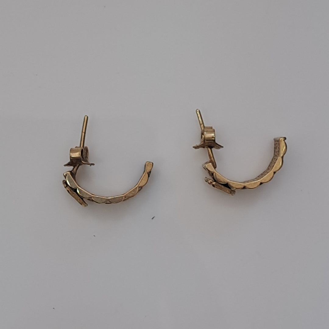 ARETES PAR ORO 10 K 1.9 GRMS (SEMINUEVO)