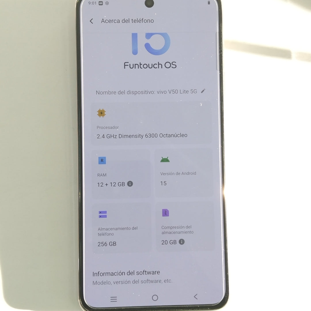 CELULAR VIVO V50 LITE 5G V2440 (2025) 256 GB 12 GB RAM