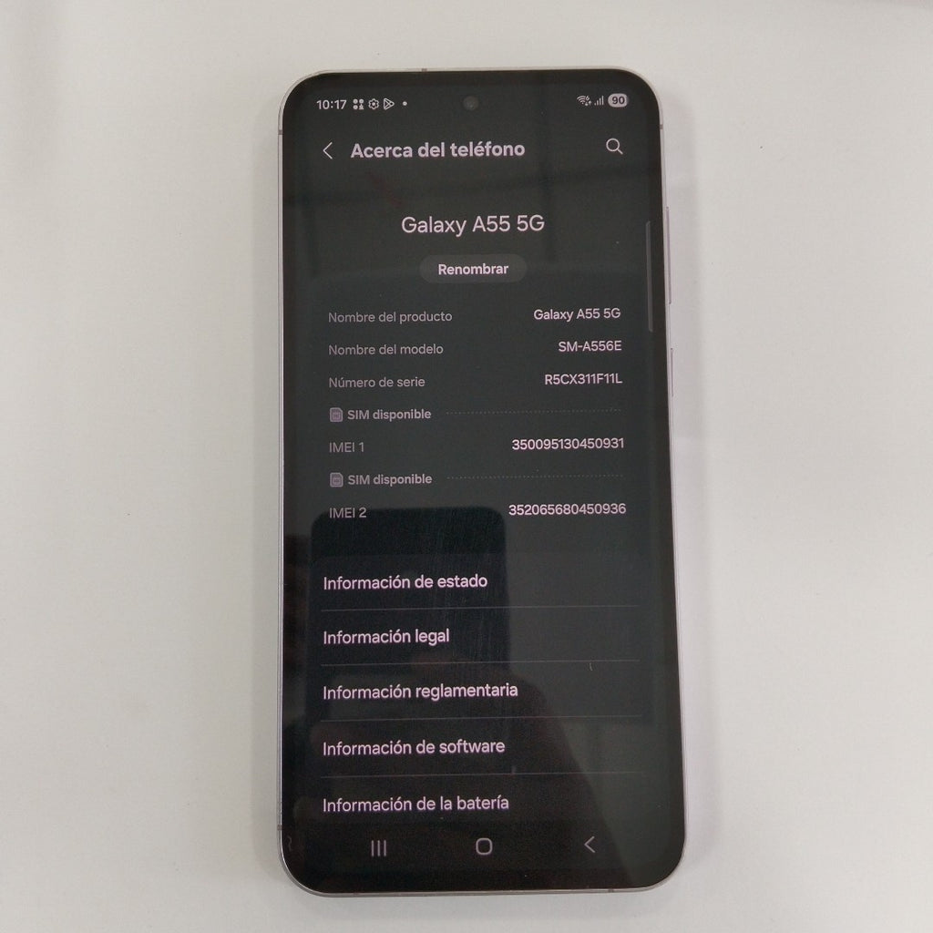 CELULAR SAMSUNG GALAXY A55 5G SM-A556E (2024) 128 GB 8 GB RAM (SEMINUEVO)