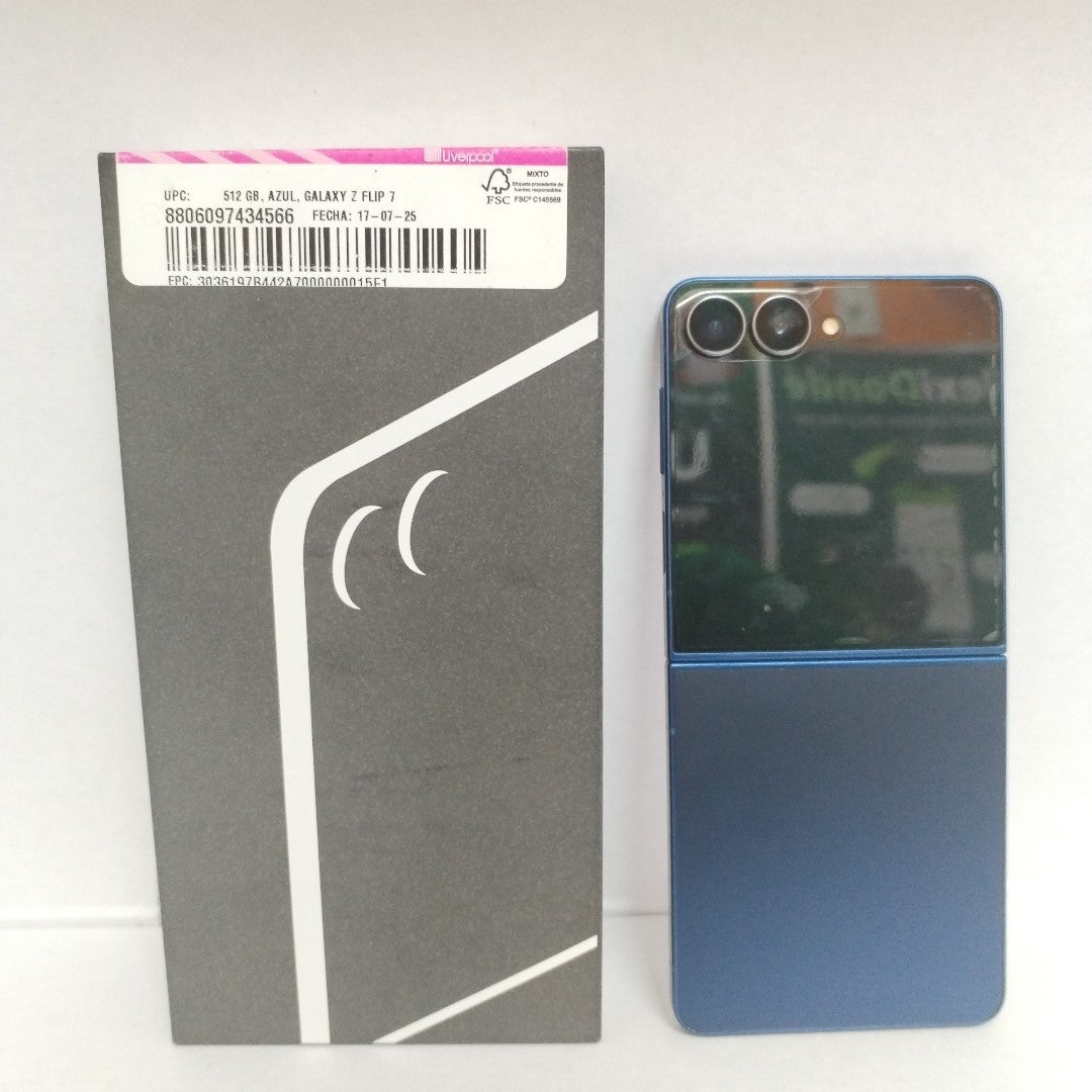 CELULAR SAMSUNG GALAXY Z FLIP 7 SM-F766B (2025) 512 GB 12 GB RAM (SEMINUEVO)