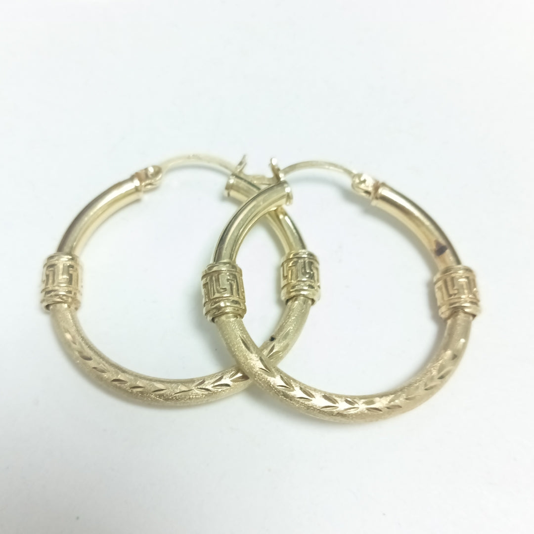 ARRACADAS PAR ORO 14 K 5,30 GRMS (SEMINUEVO)
