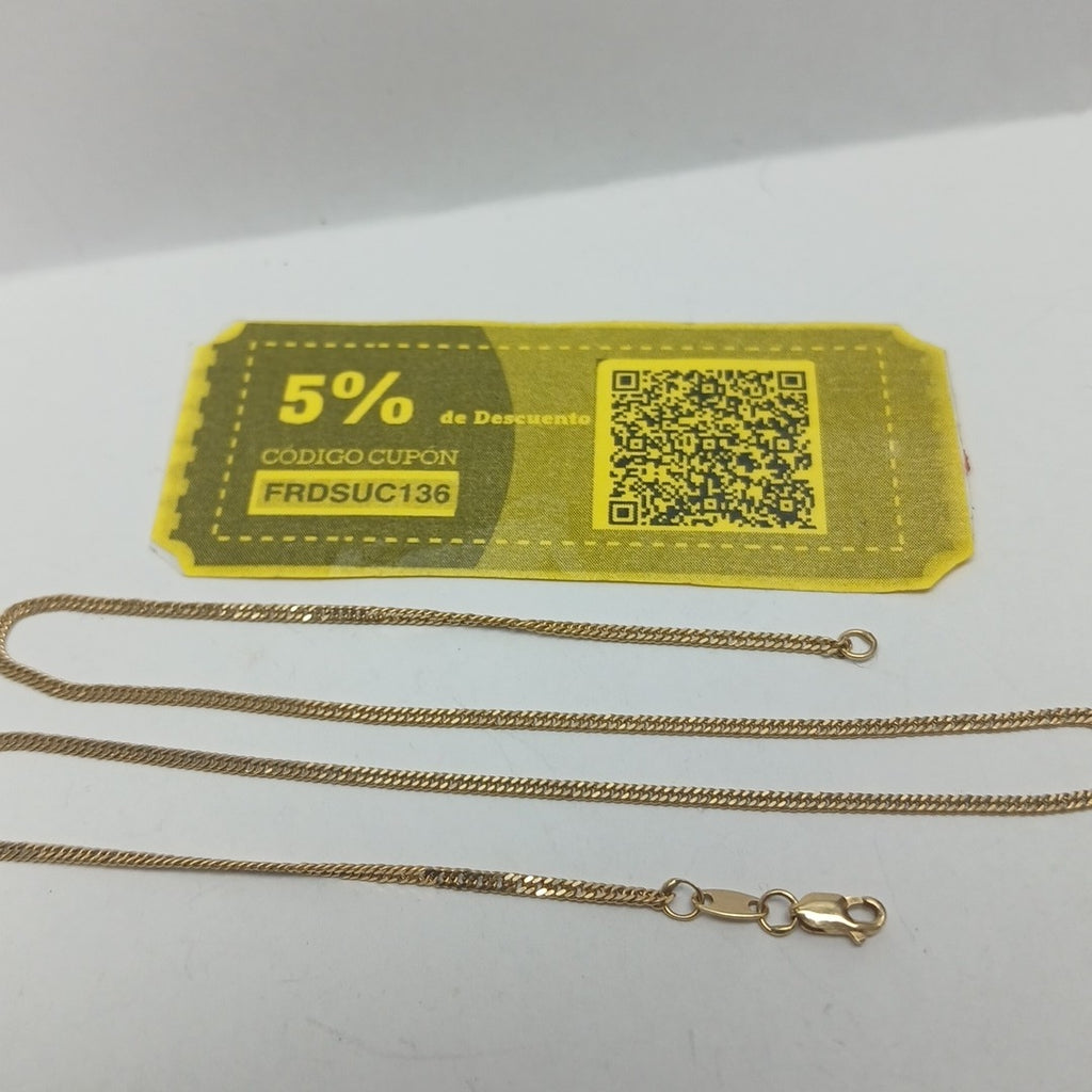 CADENA ORO 14 K 2.2 GRMS (SEMINUEVO)