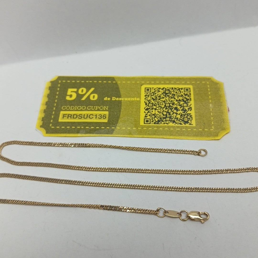 CADENA ORO 14 K 2.2 GRMS (SEMINUEVO)