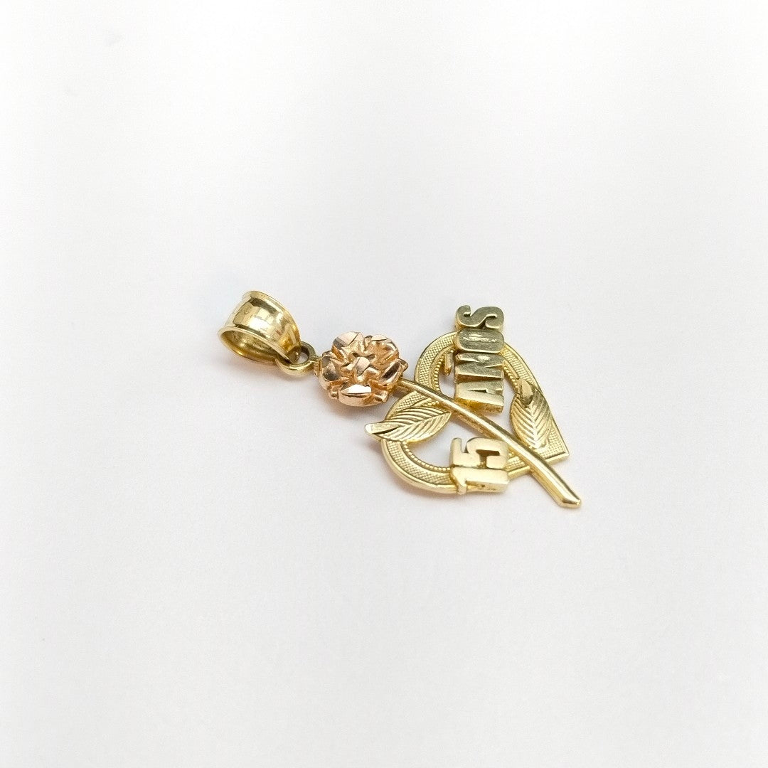 DIJE ORO COMBINADO 14 K 1,90 GRMS (SEMINUEVO)