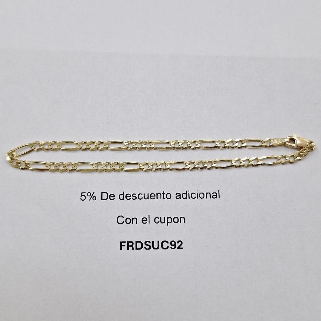 PULSERA TEJIDO 3X1 3.3G 21 CM (NUEVO)