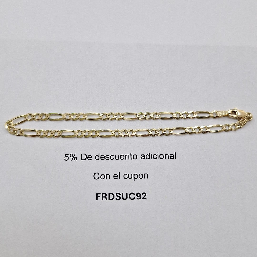 PULSERA TEJIDO 3X1 3.3G 21 CM (NUEVO)