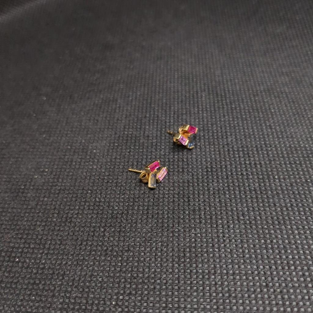 ARETES PAR ORO 14 K 1.3 GRMS (SEMINUEVO)