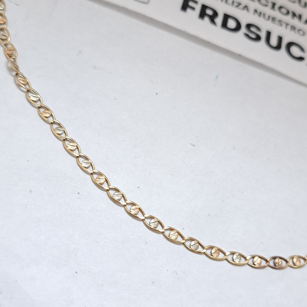 K1 7,30 GRMS 14 K ESPECIFICACIONES COMPLEMENTARIAS CADENA TEJIDO GUCCI (SEMINUEVO)