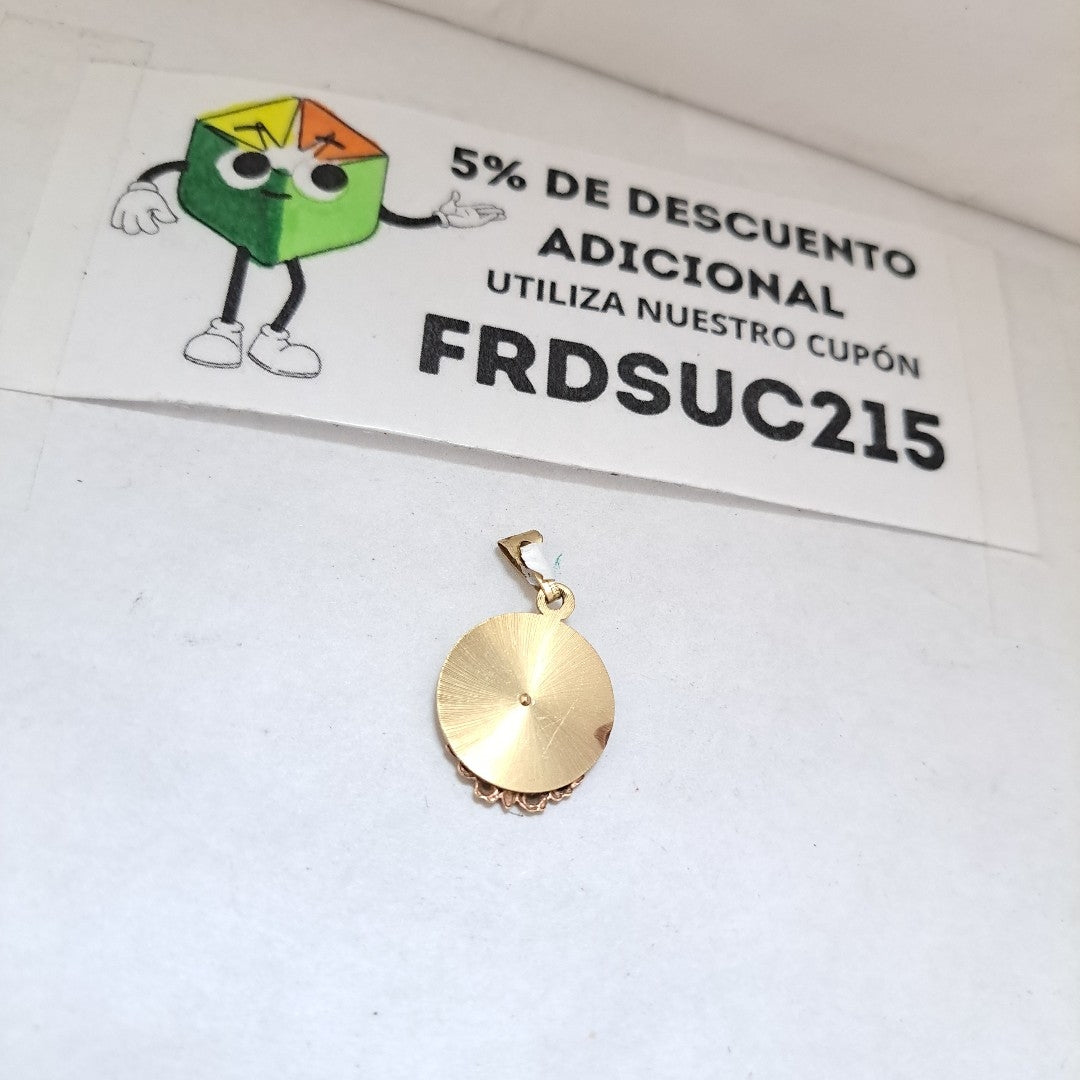 K1 2,60 GRMS 10 K ESPECIFICACIONES COMPLEMENTARIAS MEDALLA R ELIGIOSA VIRGEN DE (SEMINUEVO)