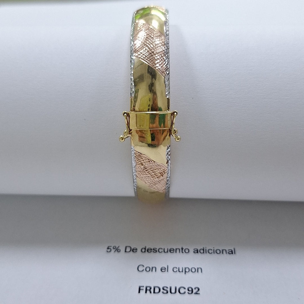 K1 7,40 GRMS 10 K ESPECIFICACIONES COMPLEMENTARIAS PULSERA RIGIDA (SEMINUEVO)