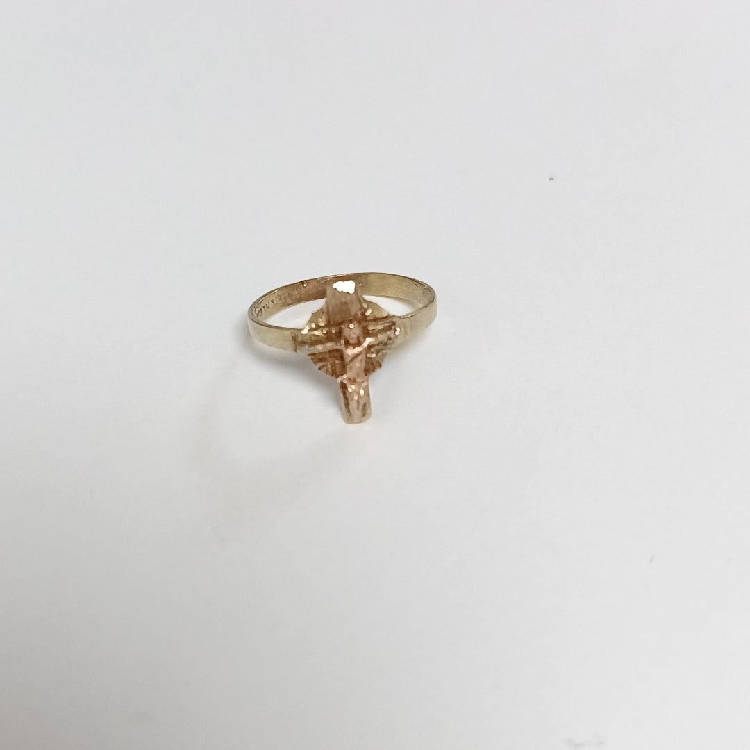 ANILLO ORO 10 K 1,10 GRMS (SEMINUEVO)
