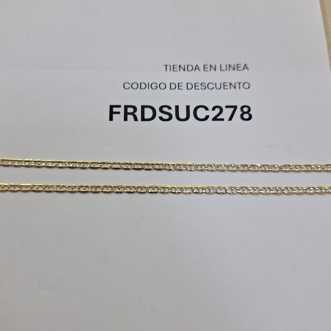 CADENA TEJIDO MARINERO 8.21GR 50 CM CM (NUEVO)