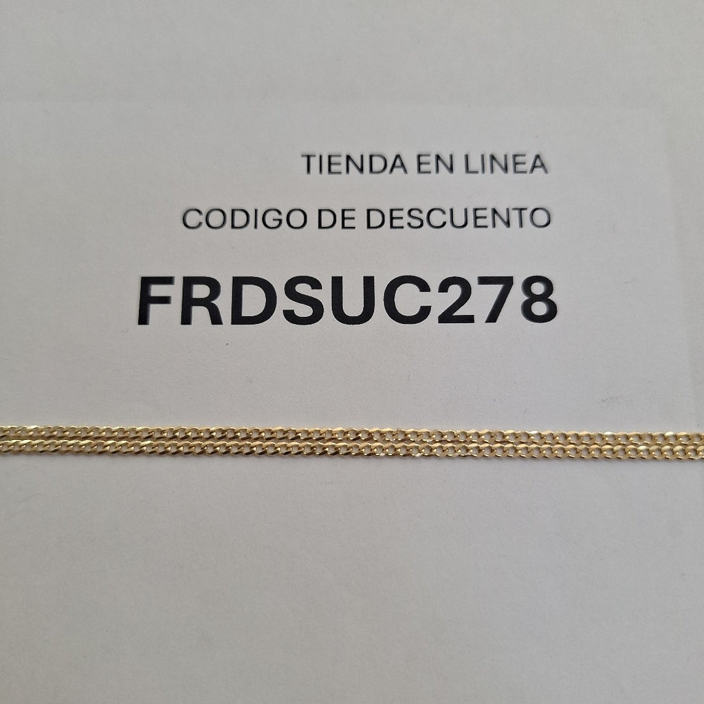 CADENA BARBADO 4.01GR 55 CM (NUEVO)