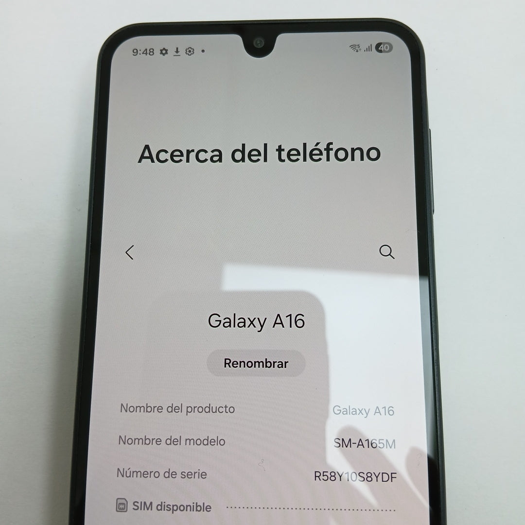 CELULAR SAMSUNG GALAXY A16 SM-A165M (2024) 128 GB 4 GB RAM (SEMINUEVO)