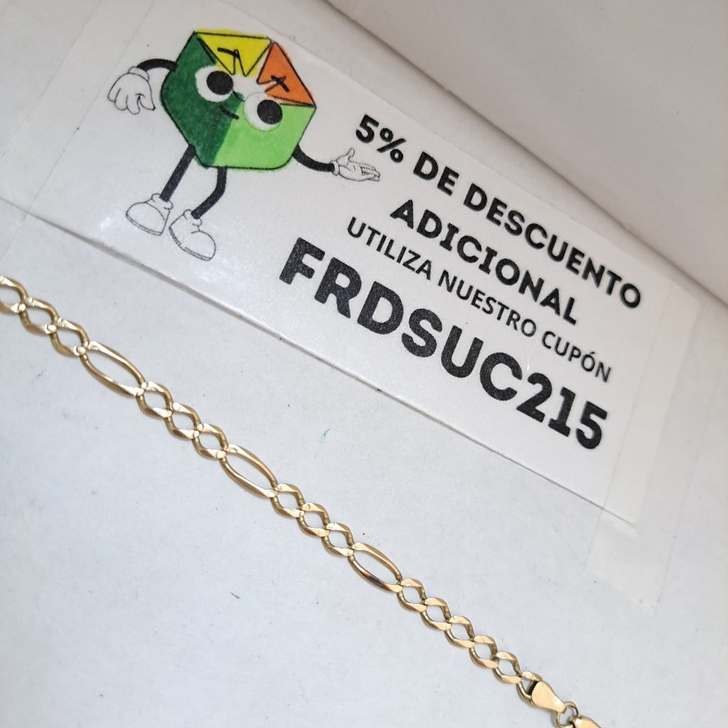 PULSERA ORO 14 K 4.4 GRMS (SEMINUEVO)