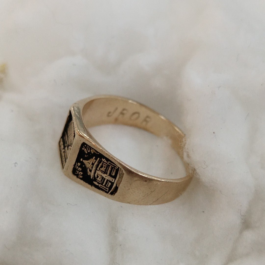 ANILLO ORO 8 K 3.9 GRMS (SEMINUEVO)