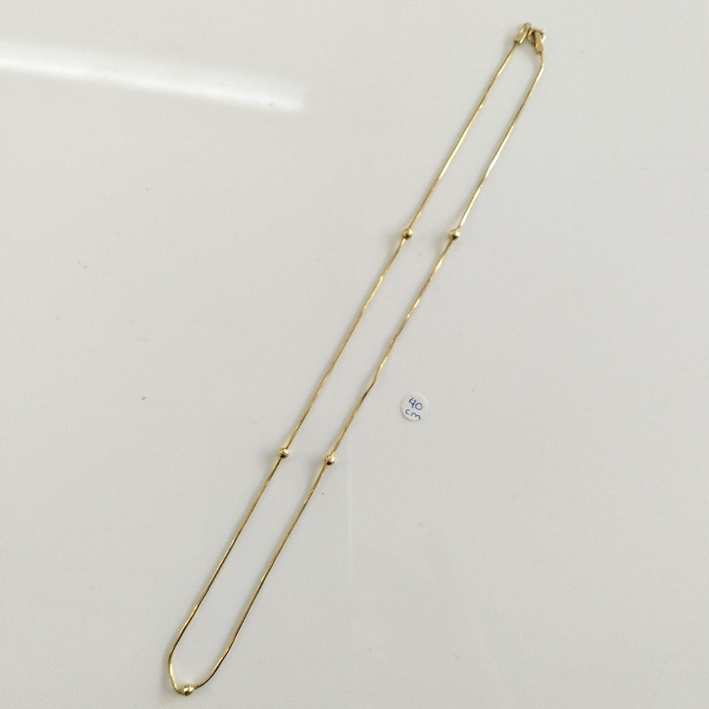 CADENA ORO 14 K 2.8 GRMS (SEMINUEVO)