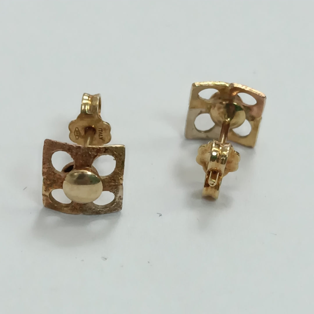 ARETES PAR ORO 14 K 1.8 GRMS (SEMINUEVO)