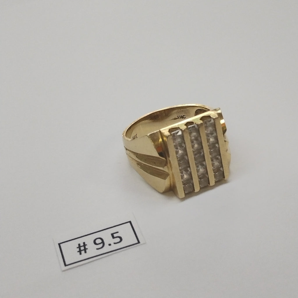 ANILLO ORO 14 K 11.5 GRMS (SEMINUEVO)