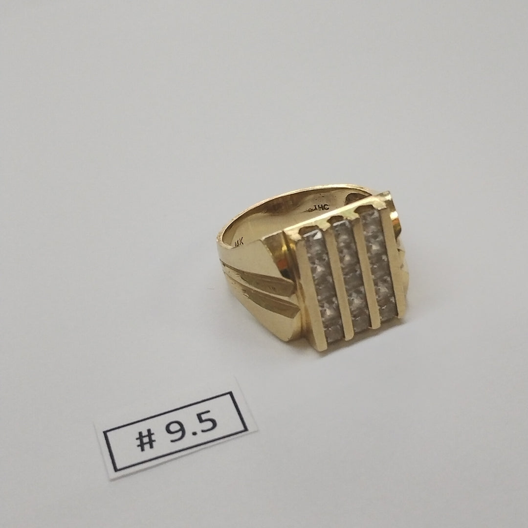 ANILLO ORO 14 K 11.5 GRMS (SEMINUEVO)