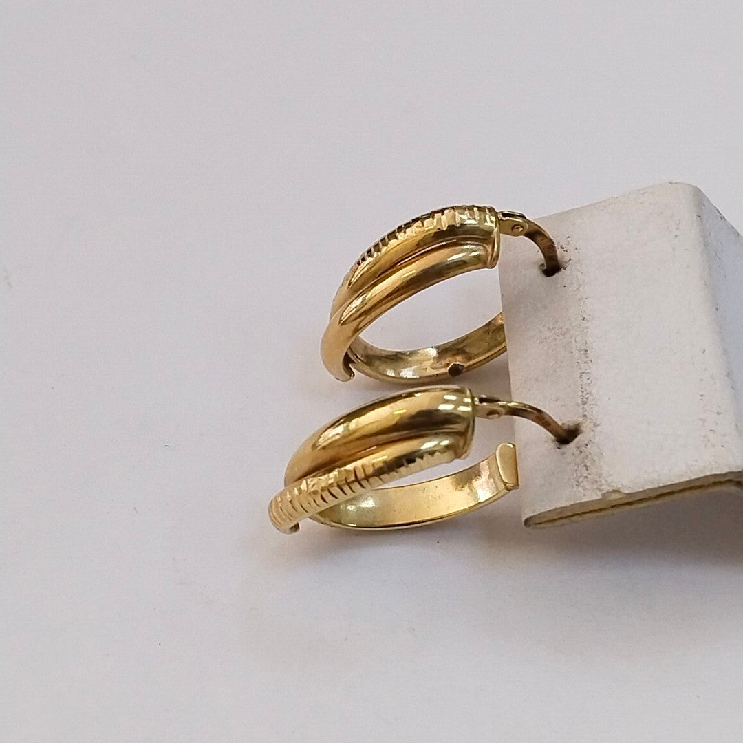 ARRACADAS PAR ORO 10 K 2.1 GRMS (SEMINUEVO)