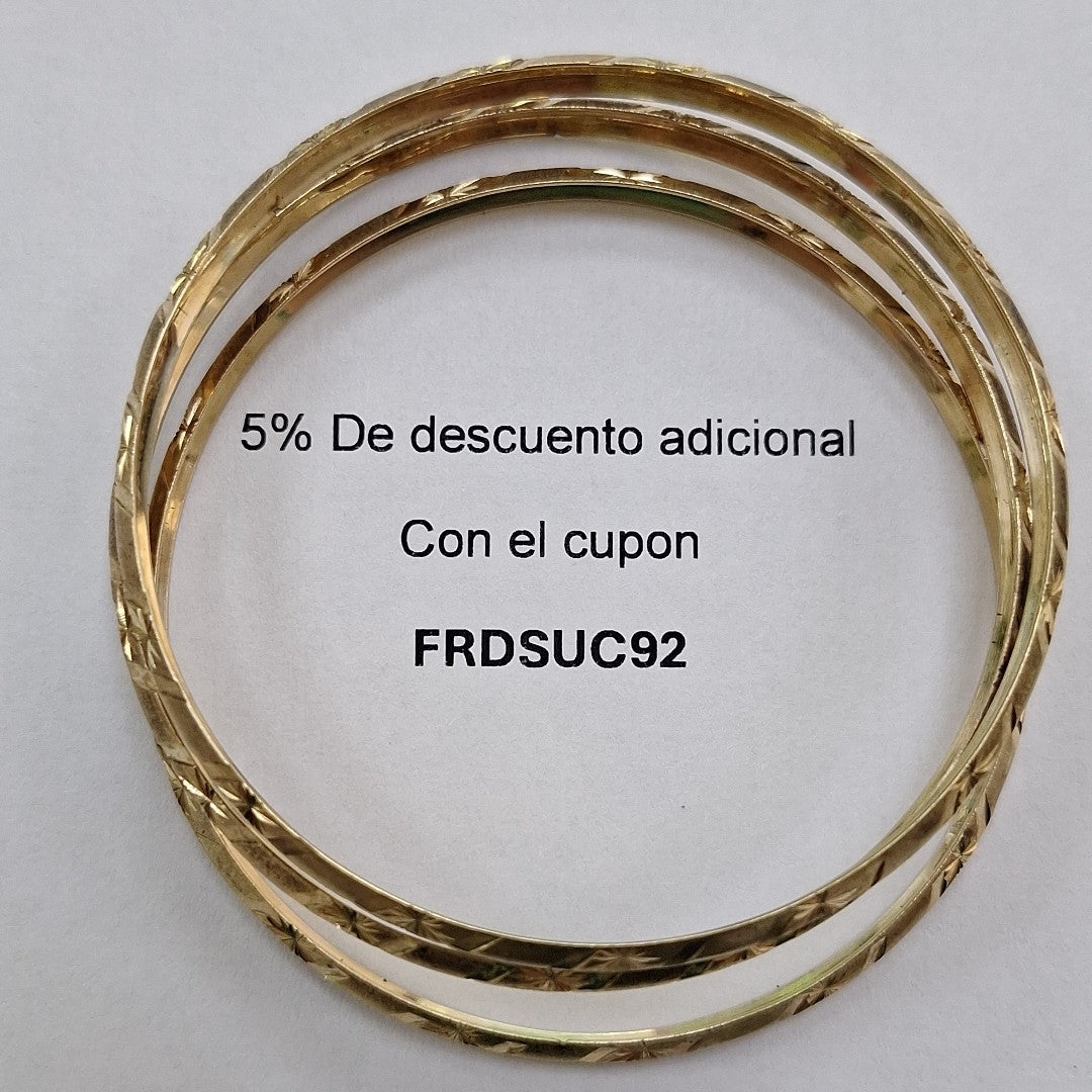 K1 13,90 GRMS 10 K ESPECIFICACIONES COMPLEMENTARIAS FIN DE SEMANA , PULSERAS RI (SEMINUEVO)