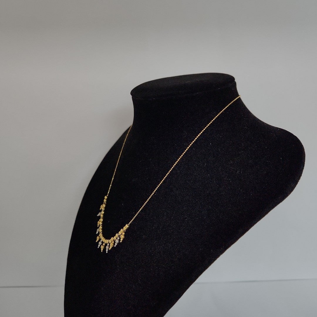 GARGANTILLA ORO, RODIADO 14 K 5.6 GRMS (SEMINUEVO)