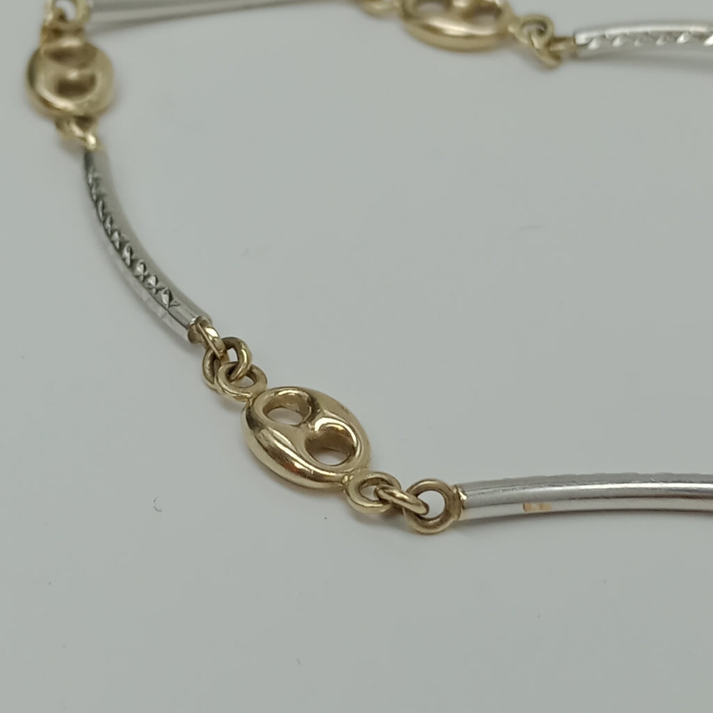 PULSERA ORO 14 K 3.8 GRMS (SEMINUEVO)
