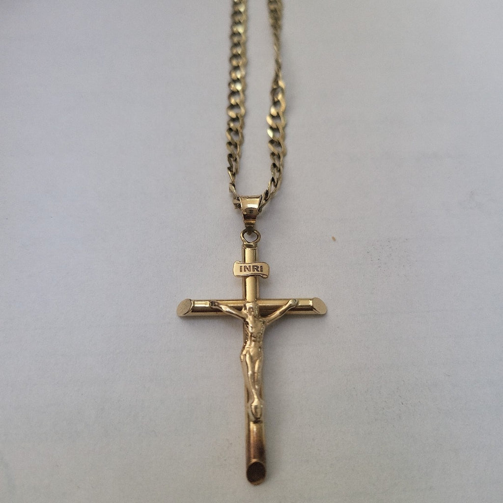 CADENA, CRUZ ORO 10 K 10.7 GRMS (SEMINUEVO)