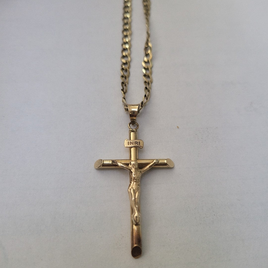 CADENA, CRUZ ORO 10 K 10.7 GRMS (SEMINUEVO)