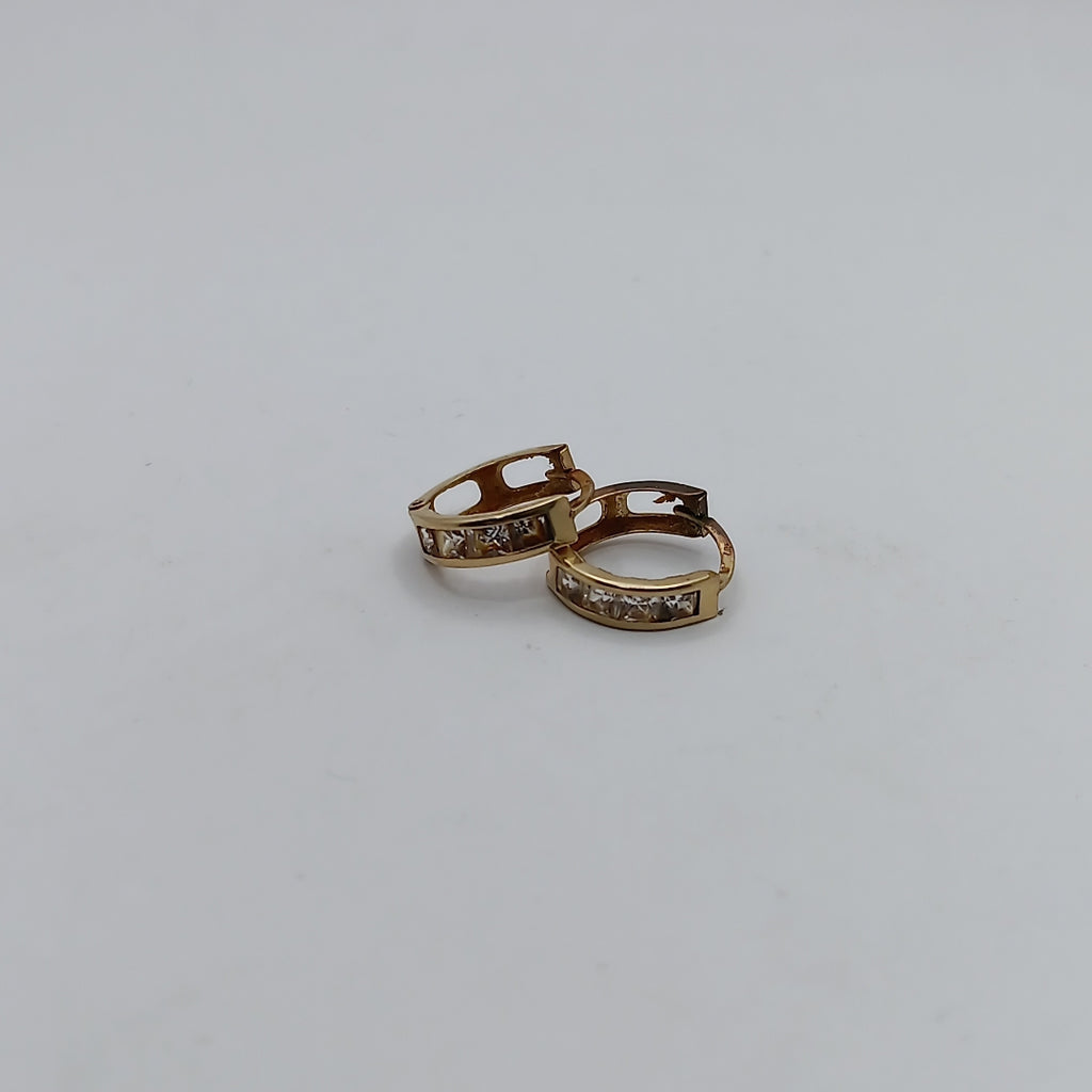 ARRACADAS PAR ORO 10 K 1.4 GRMS (SEMINUEVO)