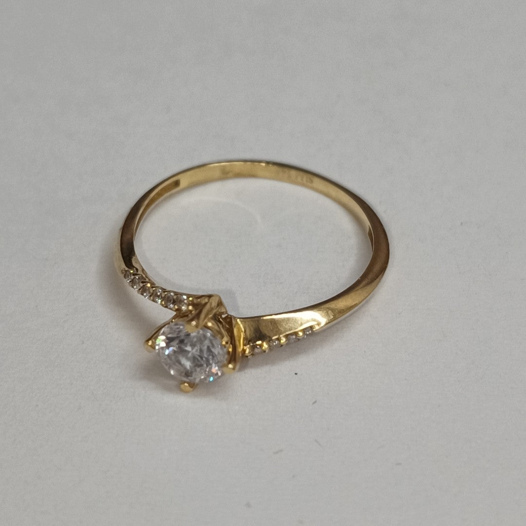 K1 1,80 GRMS 14 K ESPECIFICACIONES COMPLEMENTARIAS SOLITARIO CON SINTÉTICOS BLAN (SEMINUEVO)