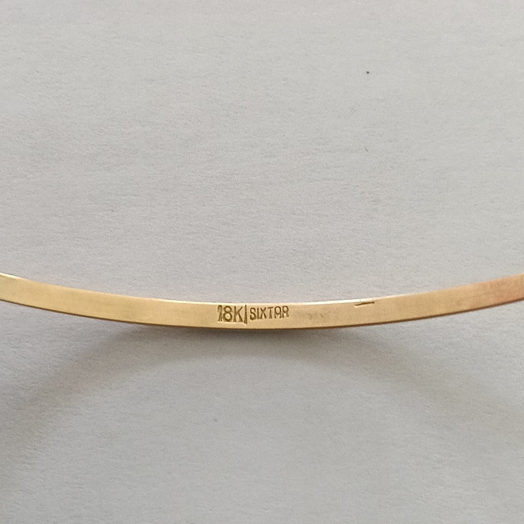 PULSERA RIGIDA ORO 18 K 6,20 GRMS (SEMINUEVO)