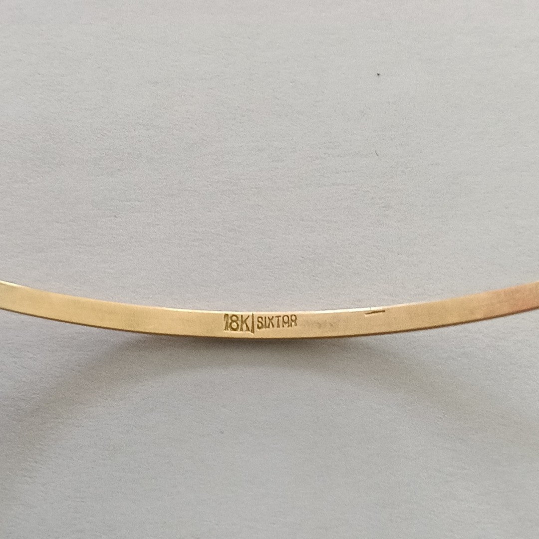 PULSERA RIGIDA ORO 18 K 6,20 GRMS (SEMINUEVO)