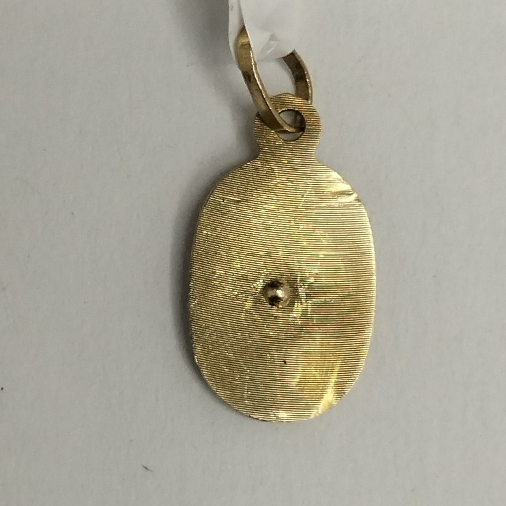 K1 0,80 GRMS 8 K ESPECIFICACIONES COMPLEMENTARIAS DIJE MOTIVO RELIGIOSO (SEMINUEVO)