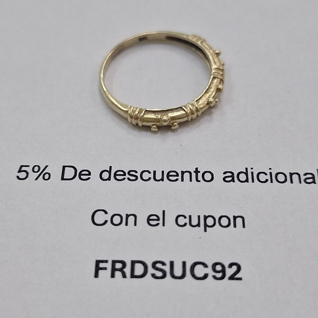 ANILLITO ORO 10 K 1,40 GRMS (SEMINUEVO)