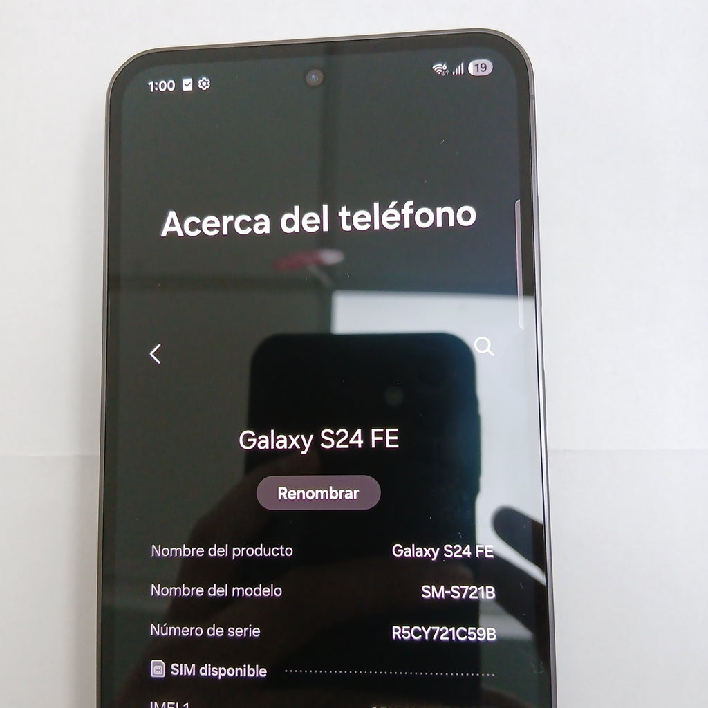 CELULAR SAMSUNG GALAXY S24 FE SM-S721B 128 GB 8 GB RAM (SEMINUEVO)